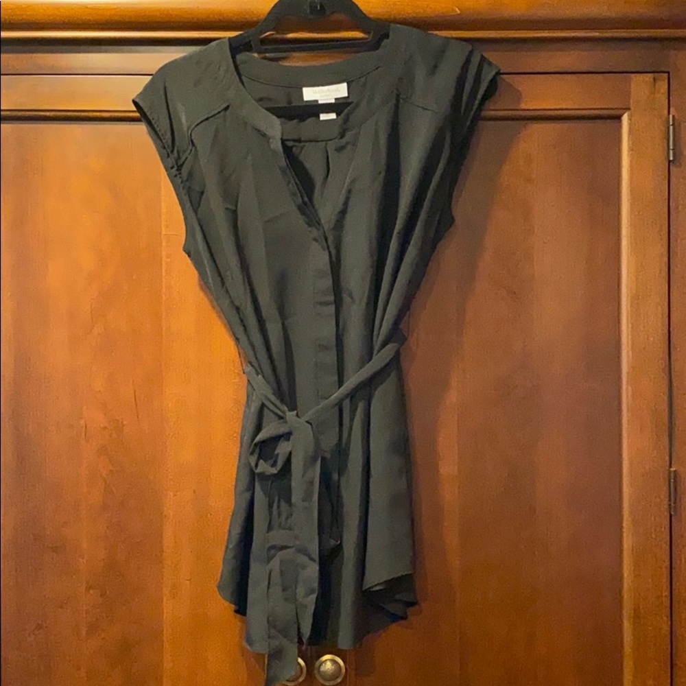 Black Maternity Blouse